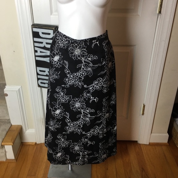 SAG HARBOR cotton maxi skirt fully lined size 14 - Picture 2 of 7